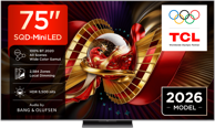 TCL SQD-Mini LED TV 75C8L, 75", 4K UHD, Google TV